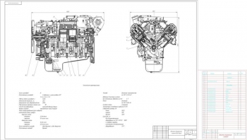 Проект расчёта двигателя внутреннего сгорания ЯМЗ-238