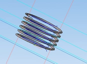 24,25,26. 3D-модель пружины