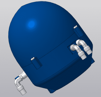 3D модель базовая головка управления ThinkTop Basic