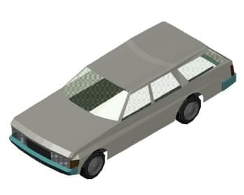 3.	Общего вида чертеж автомобиля легкового в 3D формате