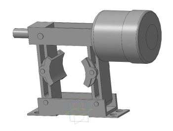 3.	Конструкция тормоза в 3-D проекции