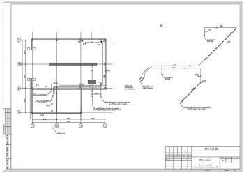 План на отметке 0.000, схема оборотного водоснабжения В4 А2