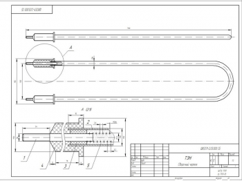 3.	ТЭН и электрическая принципиальная схема с указанием: пакетные переключатели, лампы сигнальные, ТЭНы