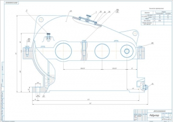 3.	Сборочный чертеж редуктора, А1