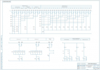 3.	Технический чертеж принципиальной электрической схемы электроавтоматики станка, А1
