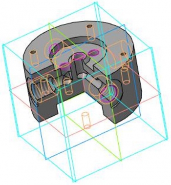 3.	Чертеж корпуса в 3D