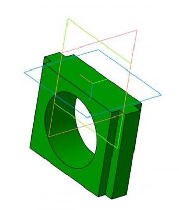 3.	Чертеж 3- D модели салазок