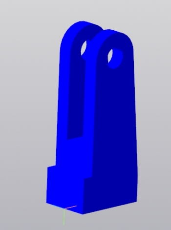 3D-проекция кронштейна