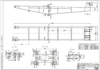 3.	Сборочный чертеж металлоконструкции колонны крана на формате А1 