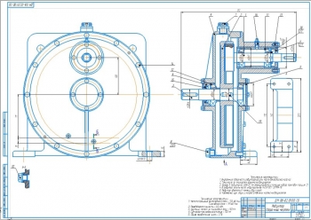 Проект механического привода с электродвигателем и цилиндрическим редуктором внутрен-него зацепления