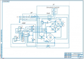 4.	Схема электроподогревателя электрическая принципиальная (А1) 