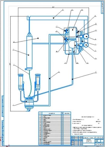 4.	Переносной манипулятор линейной доильной установки, сборочный чертеж на формате А1 