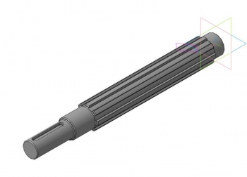 5.	3-D модель вала