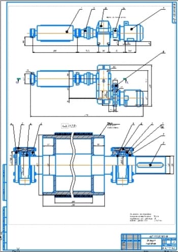 5.	Станция приводная, сборочных чертеж механизма А1