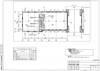 План 2-го этажа А2 с экспликацией помещений