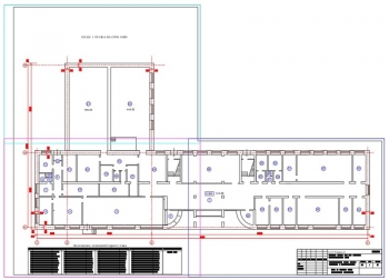 План первого этажа на отм. 0.000 с экспликацией помещений